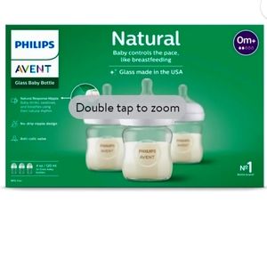 New philips avent baby glass bottles